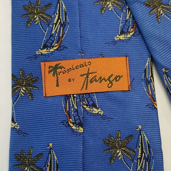 Tropics by Tango 100% Silk Tie - Picture 4 of 8